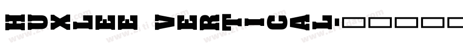 Huxlee Vertical字体转换